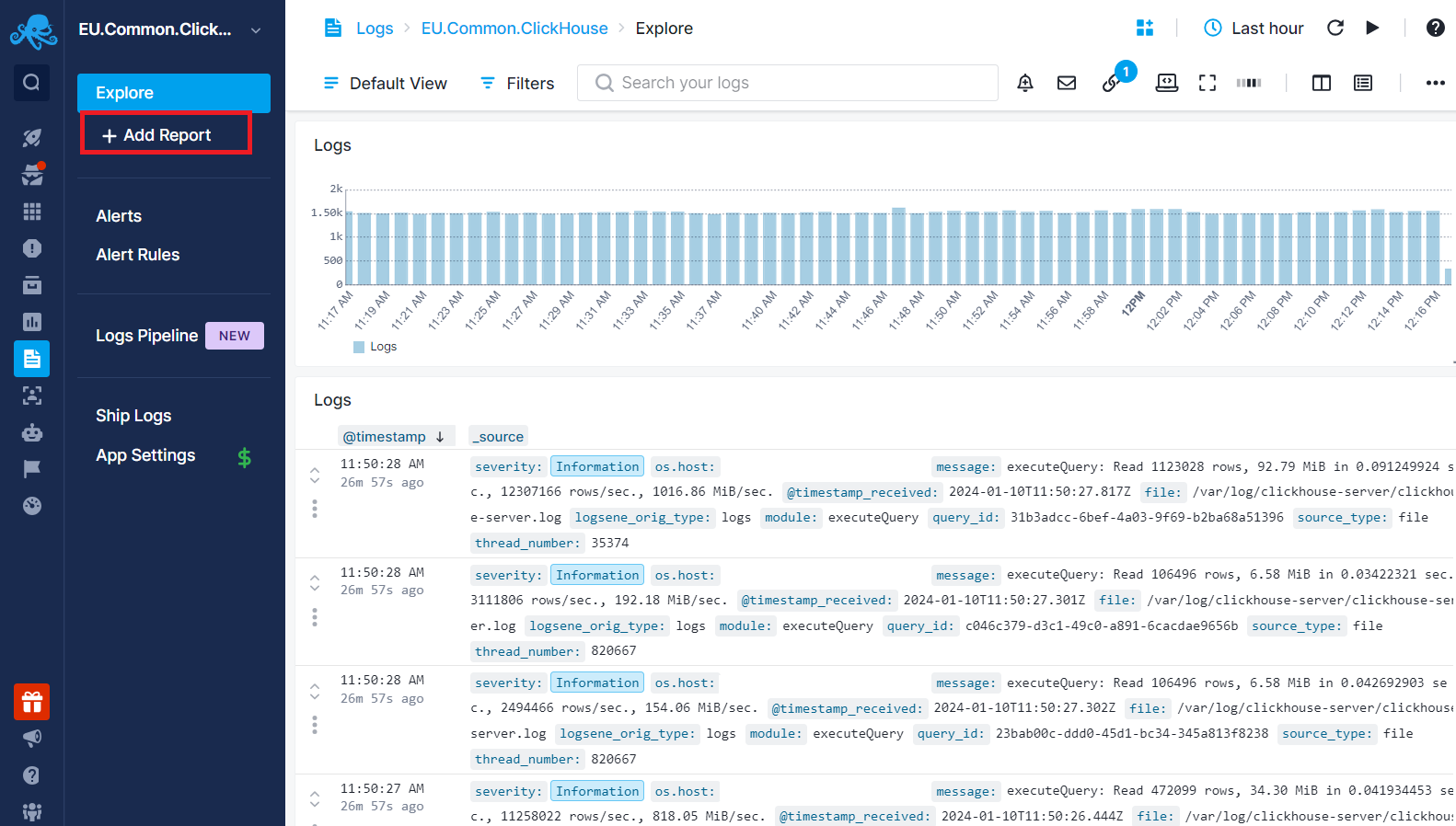 Generic Logs Edit Report