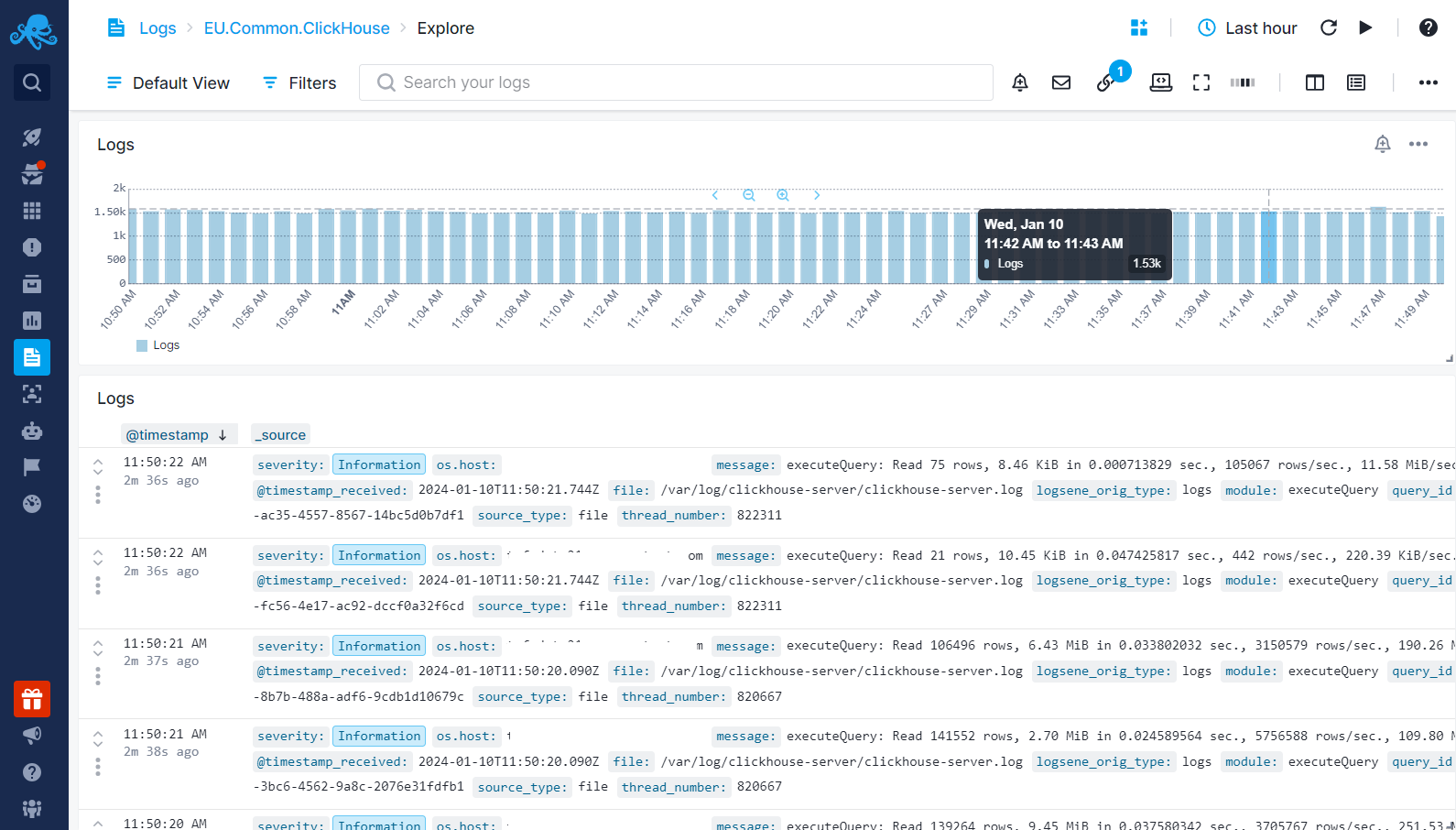 Generic Logs Explore Report