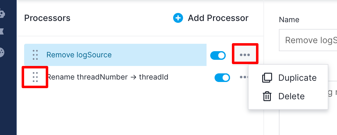 Processor Actions