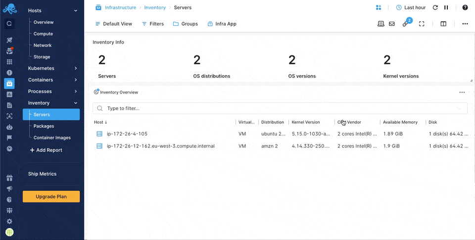 Infrastructure Inventory