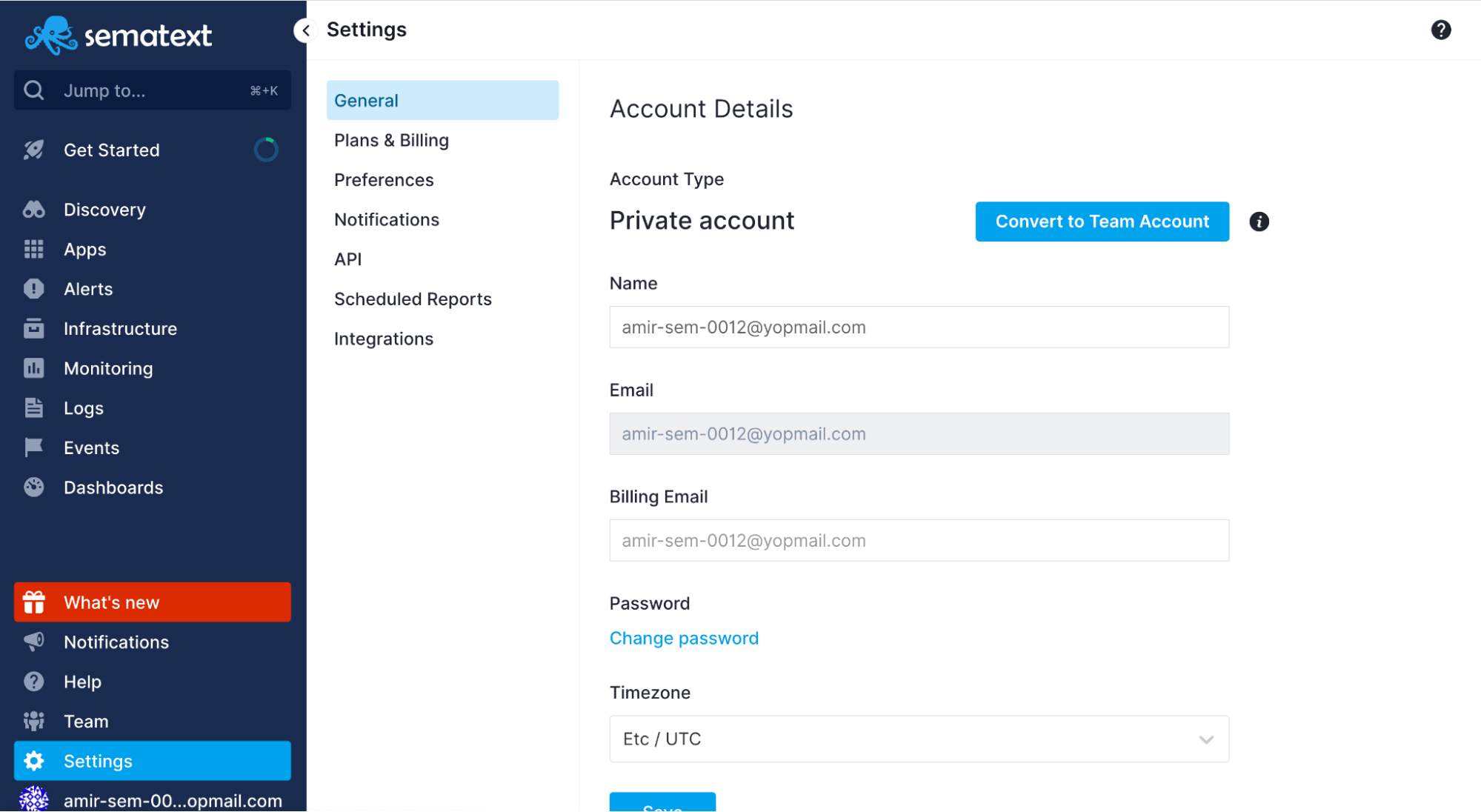 General Setting With Conversion Option