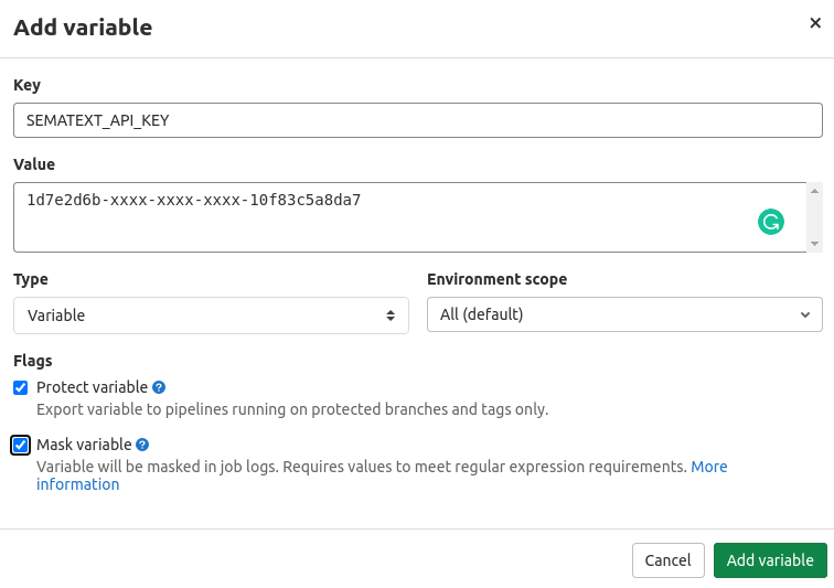 CI/CD GitLab Secret