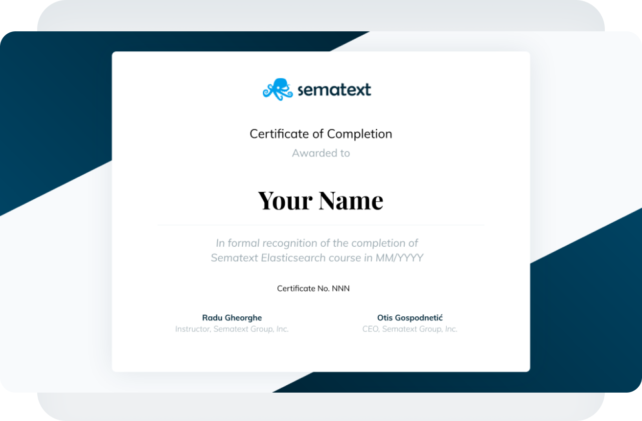 Elasticsearch Certificate