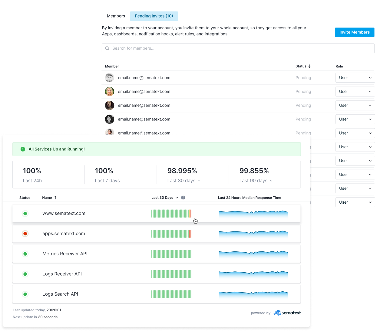 Sematext VS Uptrends