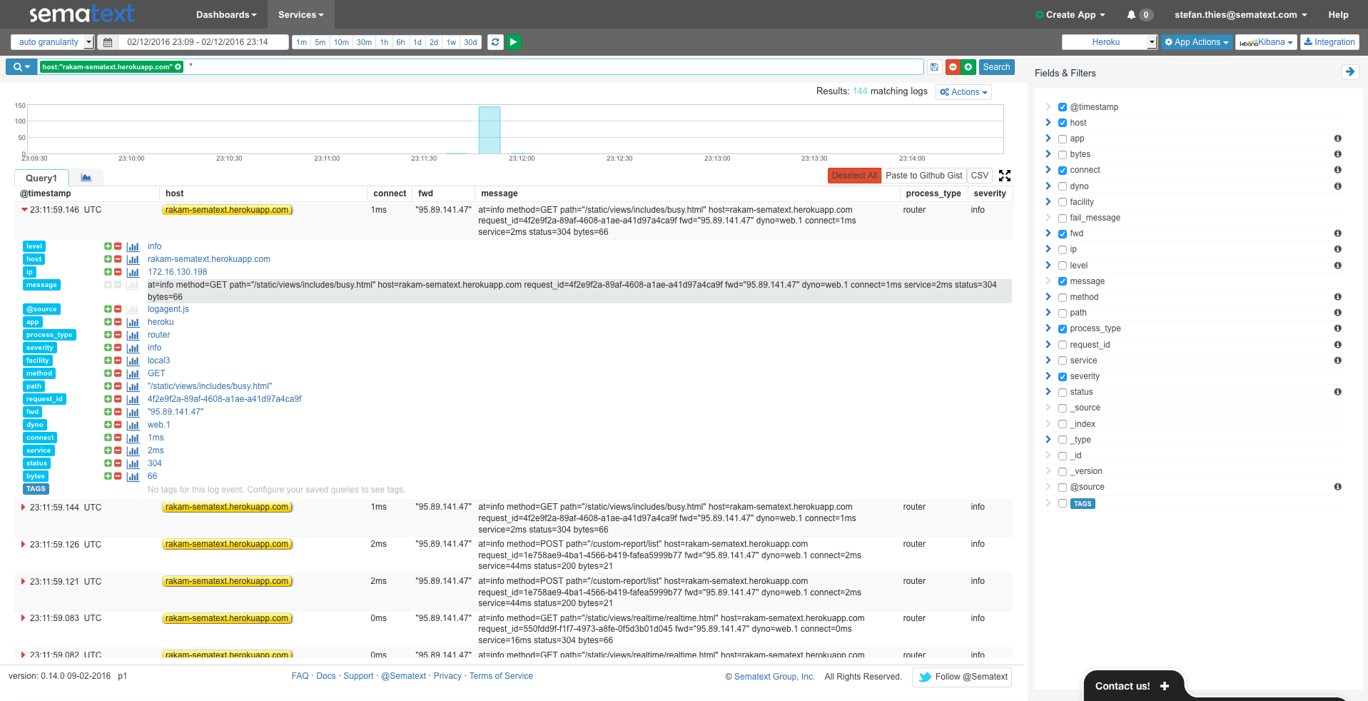 5 Minute Recipe: Heroku Log Drain Setup