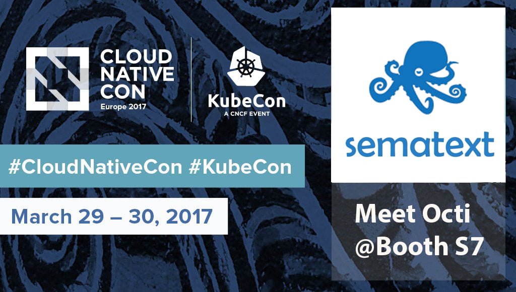 Sematext @ CloudNativeCon + KubeCon Berlin