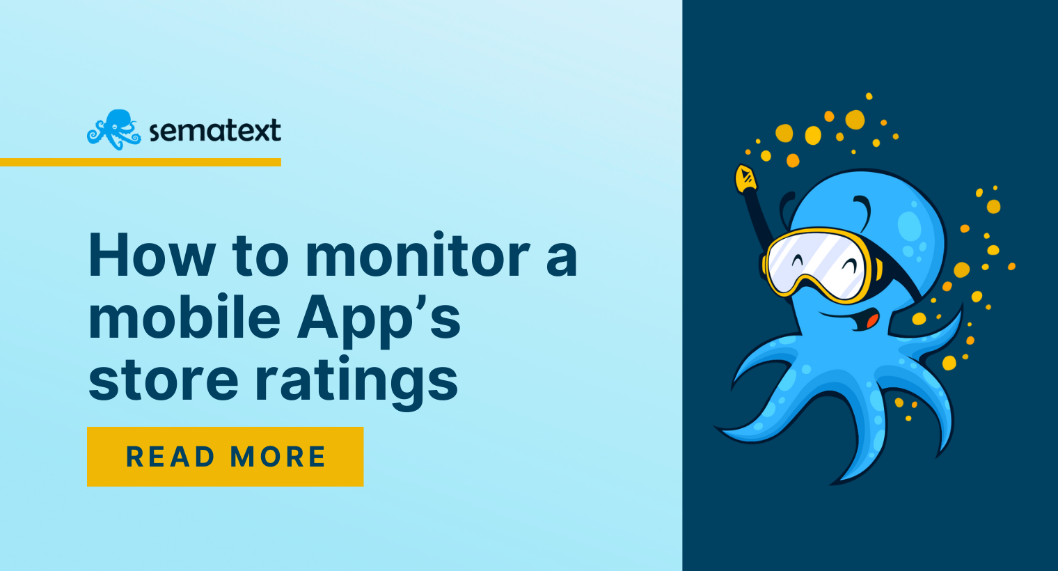 How to monitor a mobile App’s store ratings with Sematext